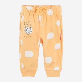 Дитячі спортивні штани-джогери для дівчинки Cool Club LCG2402754 74 см Yellow (5903977254566)