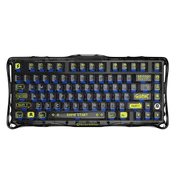 Клавиатура GRAVASTAR Mercury K1 Lite с комбинированным подключением - Transparent Black