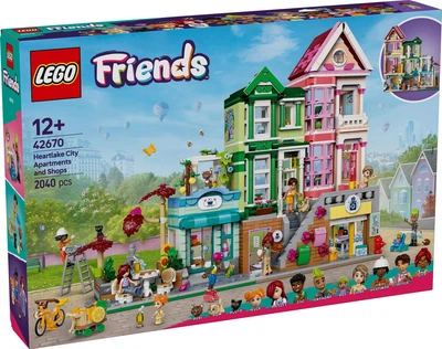 Конструктор Lego Friends Хартлейк-Сити. Квартиры и магазины 42670
