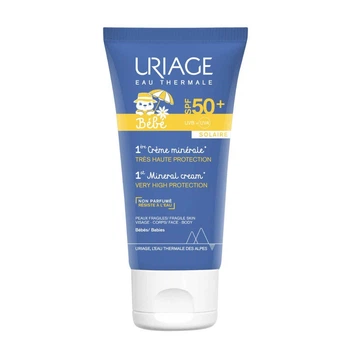 Дитячий сонцезахисний крем Uriage Bébé 1ère Crème Minérale SPF50+ мінеральний, 50мл