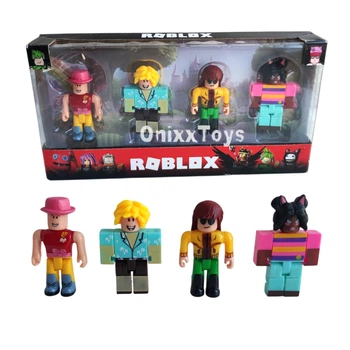 Набор Roblox из 4-х Героев Коллекционные фигурки человечки роблокс (27882)