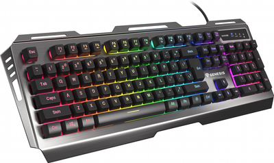 Клавиатура проводная Genesis Rhod 420 RGB USB Black (NKG-1234)