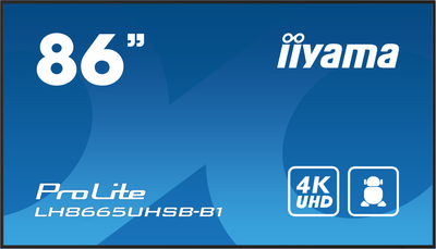 Монитор 86" iiyama ProLite LH8665UHSB-B1