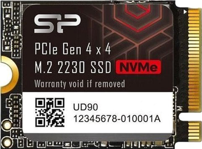 SSD диск Silicon Power UD90 1TB M.2 2230 NVMe PCIe 4.0 x4 3D NAND (TLC) (SP01KGBP44UD9007)