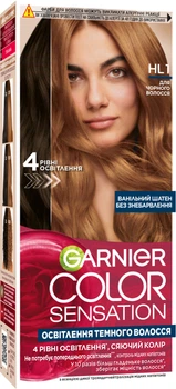 Освітлювальна фарба для темного волосся Garnier Color Sensation HL1 Ванільний шатен 112 мл (3600542629775)