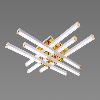 Люстра VALESO V K38601-6 WH+FGD світлодіодна LED на кухню, для вітальні, для спальні