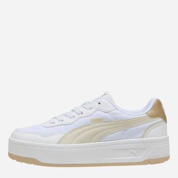 Sneakersy damskie na platformie Puma Court Lally 40161302 42 (8UK) Biały/Beżowy