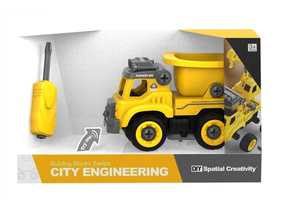Машина-конструктор Самосвал DIY Spatial Creativity LM8016-SZ-1 27 деталей