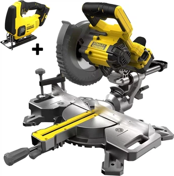 Комплект пила торцовочная аккумуляторная Stanley FatMax SFMCS701M1 + Пила лобзиковая аккумуляторная Stanley FatMax SFMCS600B