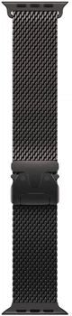 Браслет Drobak Milanese Loop Natural Titanium для Apple Watch Ultra / Ultra 2 / Ultra 3 49/46/45/44mm Black (818174)