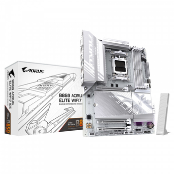 Материнська плата Gigabyte b850 aorus Elite wifi7 ice (am5, b850, ddr5)