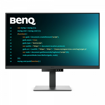BENQ 31.5" 16:9 ips рк монітор, 3840х2160, 60 Гц, 5 мс (GtG), 98% p3, hdr, kvm свіч, 2xHDMI 2.0/1xDP 1.4/ rd320u Metallic Grey