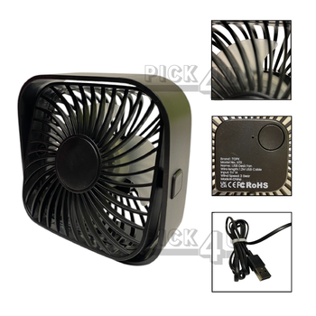 Компактный USB вентилятор TOPK K51 Черный