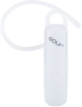 Бездротова гарнітура GOLF GF-B1 Bluetooth Headset White