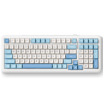 Ігрова клавіатура бездротова MCHOSE K99 Sky Blue Блакитний (K99-1A)