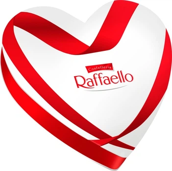 Цукерки Raffaello Сonfetteria Серце 140 г