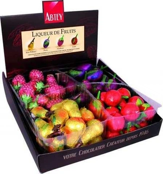 Цукерки Abtey's Assorted Dark Chocolate Liqueur Fruits з лікером 720 г