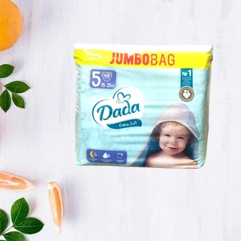 Підгузки Dada Extra Soft Jumbo Bag 5 15-25кг 68шт