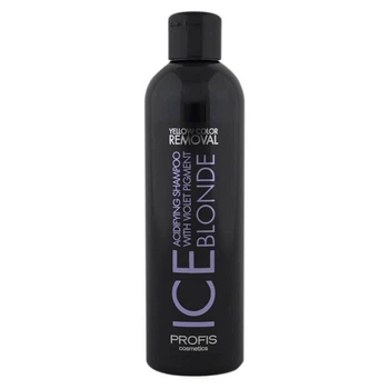 Профессиональный увлажняющий шампунь антижелтый Profis Ice Blonde 250 мл косметика от желтизны волос