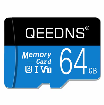 Карта памяти MicroSDHC QEEDNS Class 10 64GB с адаптером