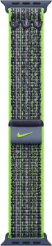 Pasek Apple Nike Sport Loop do Apple Watch 41mm Bright Green/Blue (MTL03)