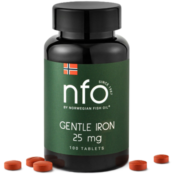 Suplement diety NFO Gentle Iron 25 mg  100 tabletek (7090025453588)