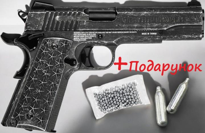 Пневматичний пістолет Sig Sauer Air 1911 "We The People" Blowback + Подарунок