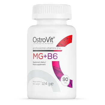 Витамини OstroVit Mg + B6 90 таблеток