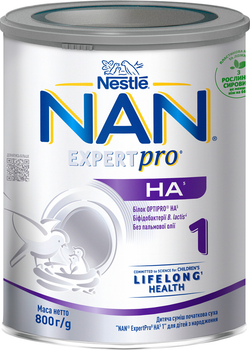 Смесь сухая NAN ExpertPro HA 1 для детей с рождения 800 г (8445291161337)