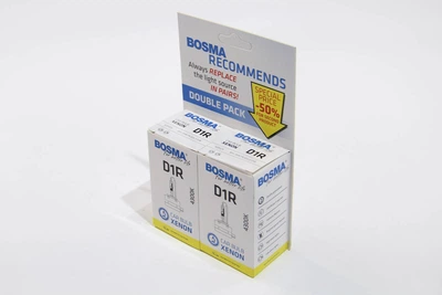 Лампа ксенонова D1R XENON 85V 35W PK32D-3 4300K Упаковка 2шт, BOSMA (6179D)