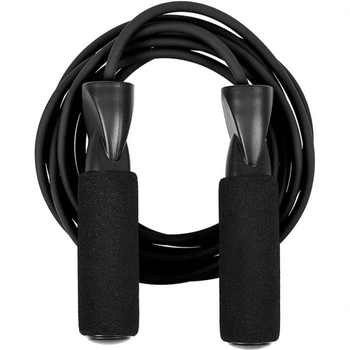 Скакалка с подшипниками резиновая 3м Basic черная TI-R-5102