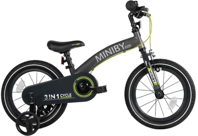 Велосипед-біговел Qplay Miniby 3в1 Grey (CB01MiniByGrey)