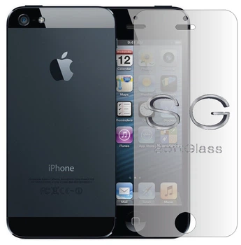 Мягкое стекло для Apple iPhone 5S на экран полиуретановое SoftGlass