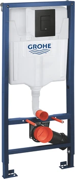 Набір інсталяції Grohe QuickFix Rapid SL із чорною матовою клавішею (388112430)
