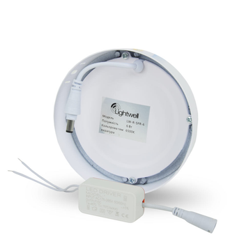 Світильник світлодіодний LIGHTWELL LW-R-SFR-6 6 W круглий накладний (295925)