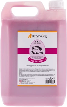 Шампунь Dezynadog Filthy Hound Deep Clean для глибокого очищення брудної шерсті, дезодорує, з ароматом Пармської Фіалки 5 л (5052372053585)