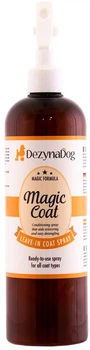 Спрей Dezynadog Magic Coat універсальний для зниження статики, покращення стану шерсті, розплутування ковтунів і сплутувань 500 мл (5052372068626)