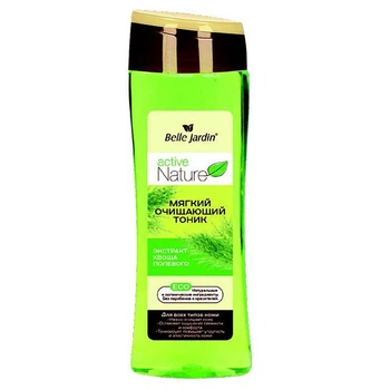 Мягкий очищающий тоник Active Nature Eco Belle Jardin с экстрактом полевого хвоща 250 мл