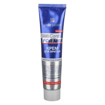 Крем для бритья с экстрактом ромашки Perfect Elegance For Men Belle Jardin, для жесткой щетины, 125 мл
