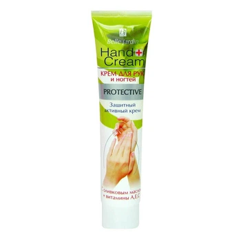 Крем для рук и ногтей Belle Jardin Hand Cream защитный с оливковым маслом и витаминами А, Е, С 125 мл