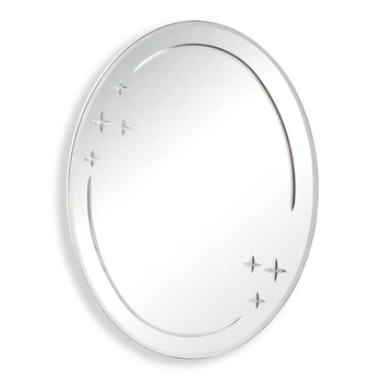 Зеркало настенное Zerix Fusion MOZ03-550x700 овальное с декором ZX5632