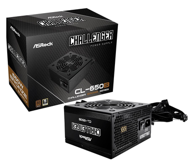 Блок питания ASRock Challenger 650W 80 Plus Bronze (CL-650B) EU