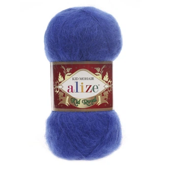 Пряжа для в'язання Alize KID ROYAL 50 кід мохер 141 волошка