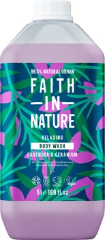 Натуральний гель для душу Faith in Nature з Лавандою та Геранню 5 л (708002900433)