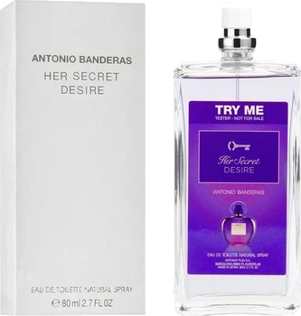 Тестер Туалетна вода для жінок Antonio Banderas Her Secret Desire 80 мл (8411061944677)