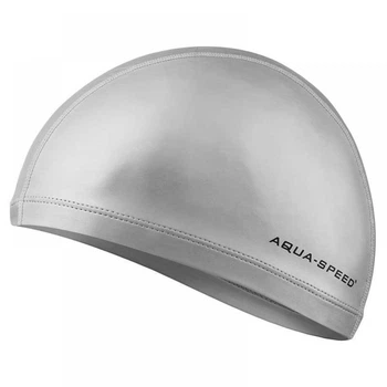 Шапочка для плавания Aqua Speed Profi 5877, серебристая, универсальная (090-26)