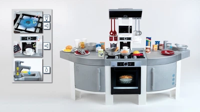 Игровая детская кухня Bosch JUMBO Klein с набором аксессуаров 7156 (9015)