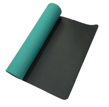 Коврик для фитнеса LiveUp TPE Yoga Mat 173x61x0.6 см Зеленый/Серый (1000-LS3237-06g)