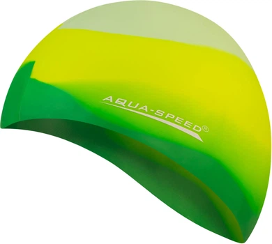 Шапка для плавания Aqua Speed Bunt Зеленый/Желтый (1000-113-72)