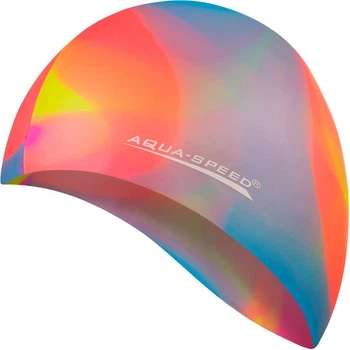 Шапка для плавания Aqua Speed Bunt Оранжевый/Голубой (1000-113-86)